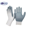 NMSAFETY cut resistant level 5 work gloves nitrile foam dipped for grip
